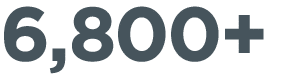 6,800+ 